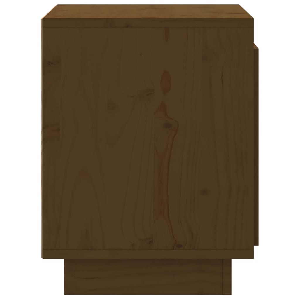 Bedside Cabinets 2 pcs Honey Brown 40x30x40 cm Solid Wood Pine