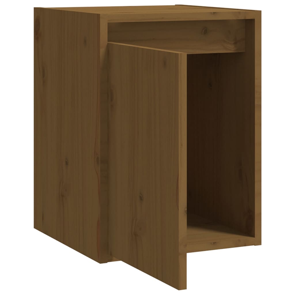 Wall Cabinets 2pcs Honey Brown 30x30x40 cm Solid Wood Pine