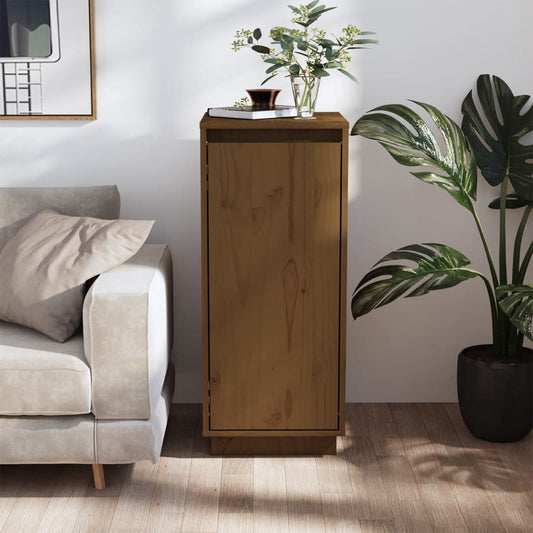 Sideboard Honey Brown 31.5x34x75 cm Solid Wood Pine