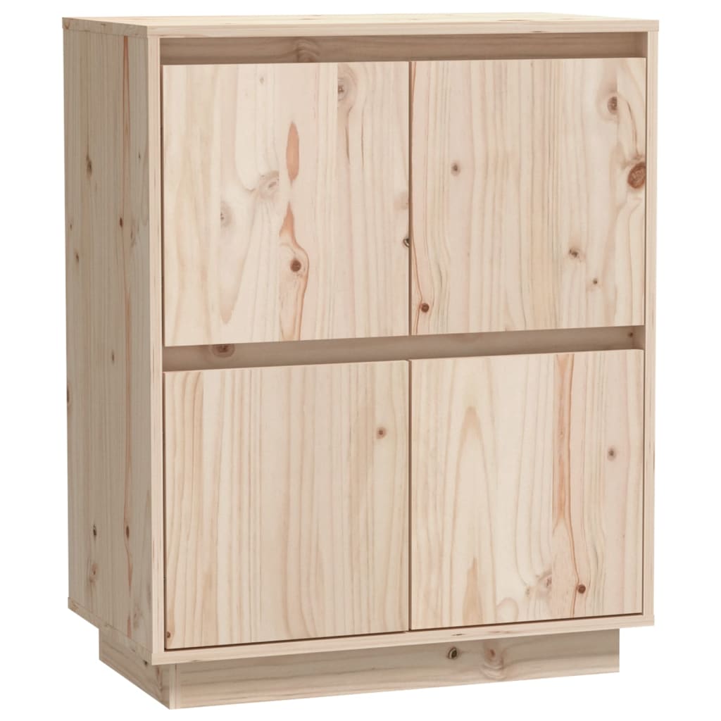 Sideboard 60X34X75 Cm Solid Wood Pine