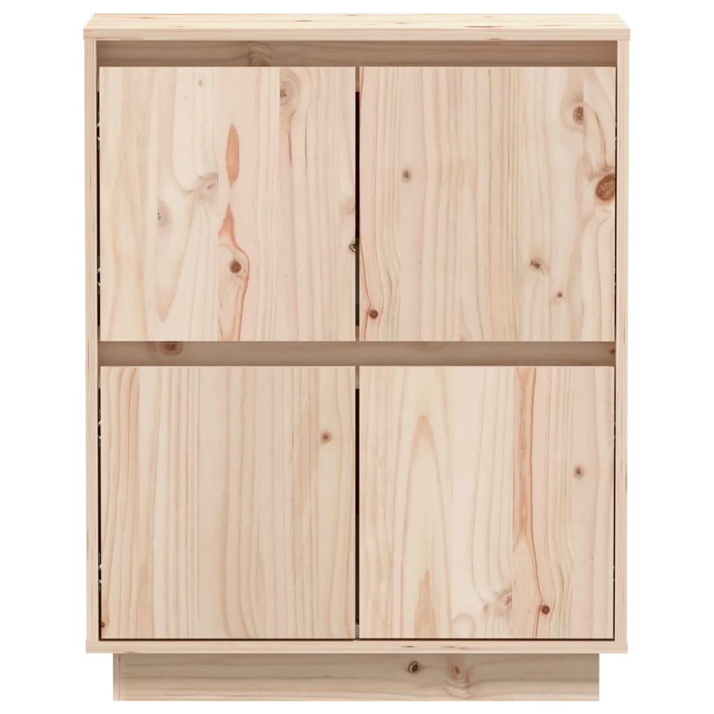 Sideboard 60X34X75 Cm Solid Wood Pine