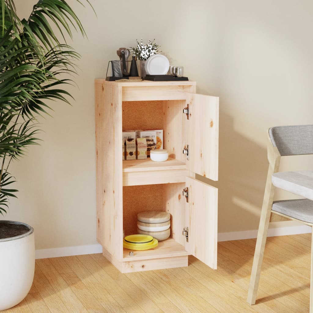 Sideboard 3.5X34X75 Cm Solid Wood Pine