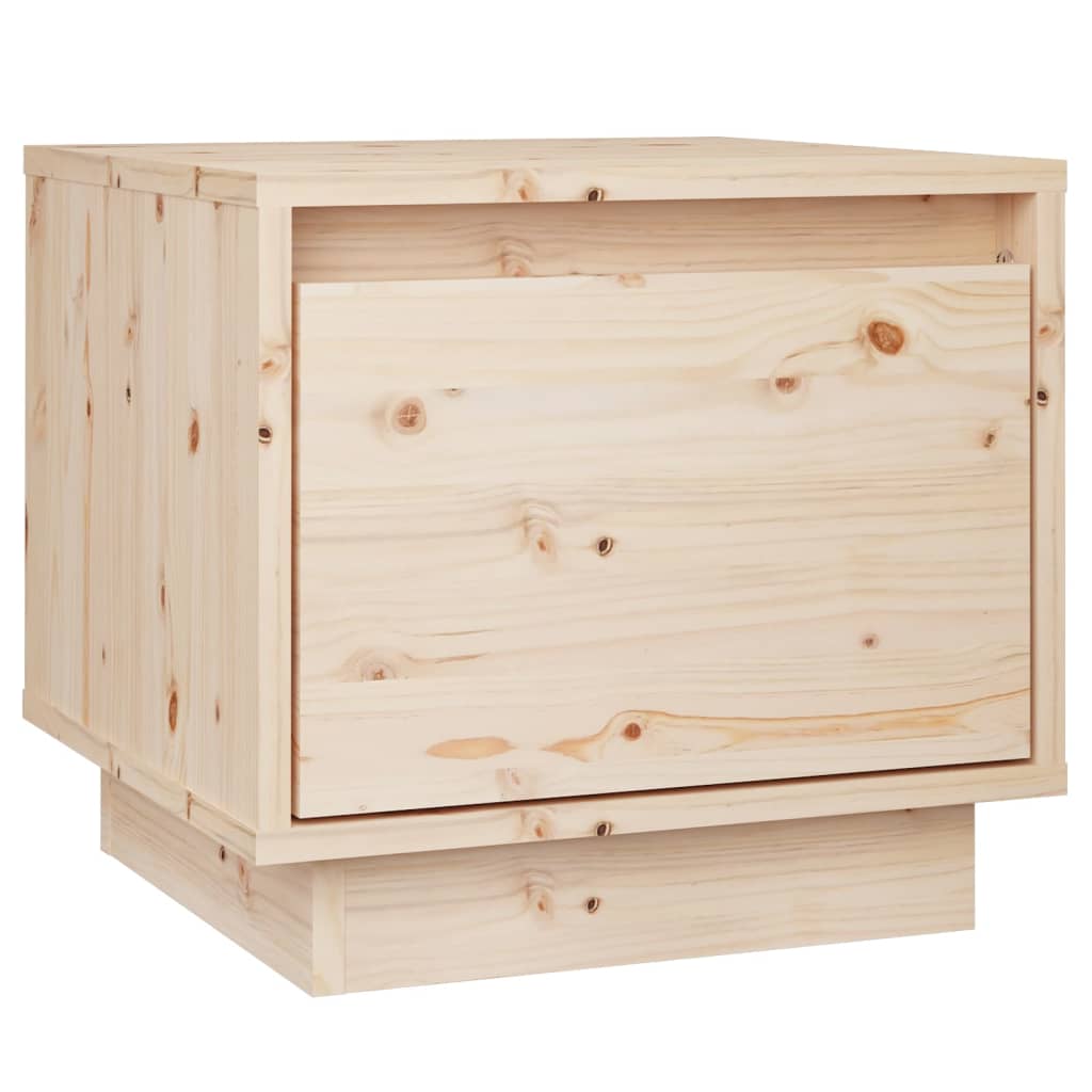 Bedside Cabinets Pcs 35X34X3 Cm Solid Wood Pine