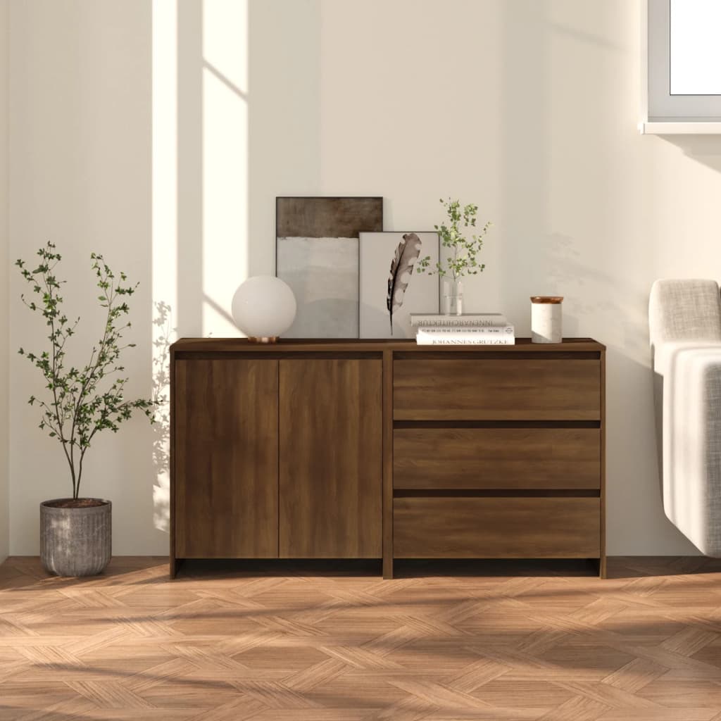 Piece Sideboard Engineered Wood