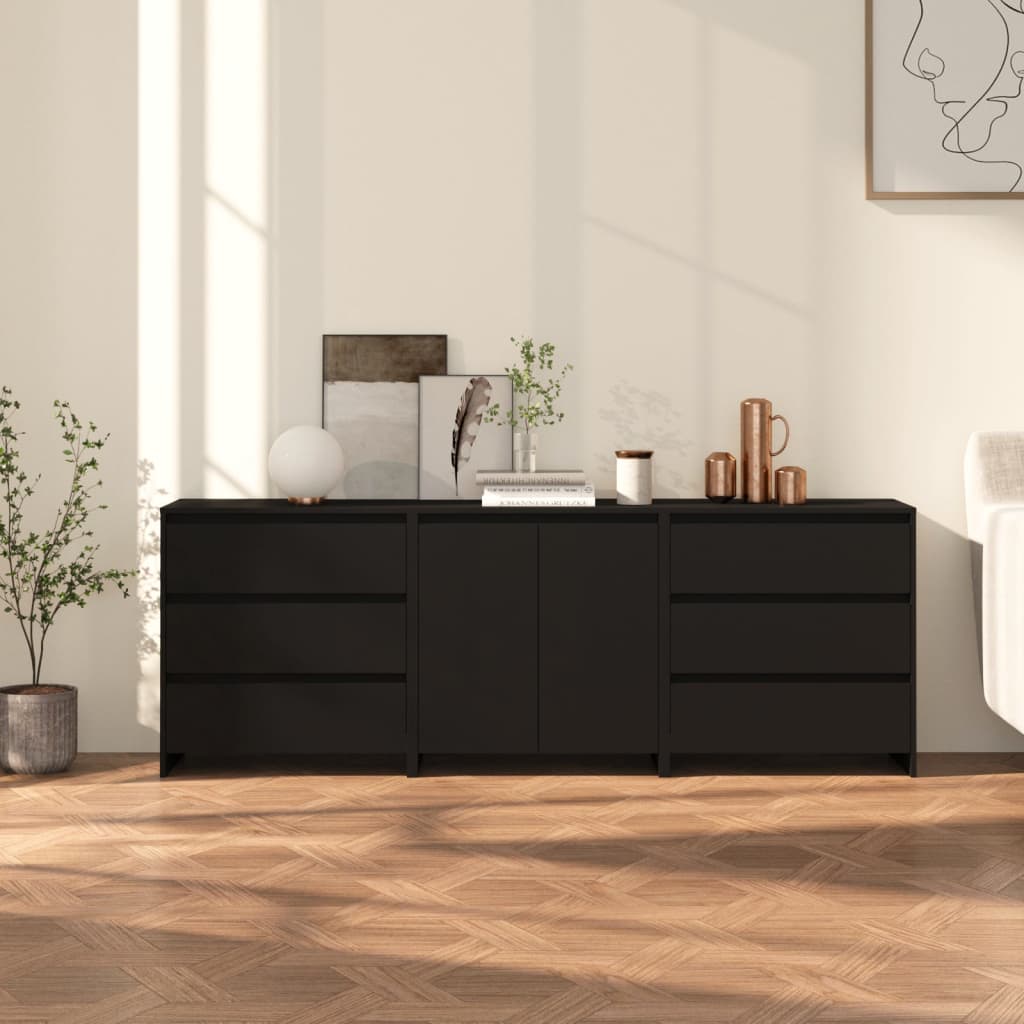 Piece Sideboard Engineered Wood