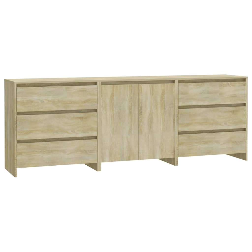 Piece Sideboard Engineered Wood