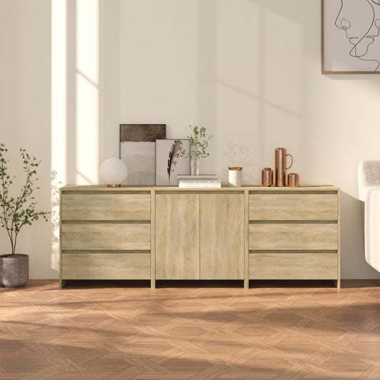 Piece Sideboard Engineered Wood