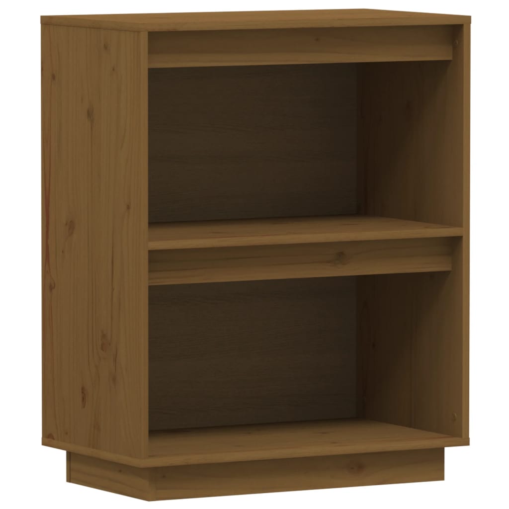 Console Cabinet Honey Brown 60X34X75 Cm Solid Wood Pine