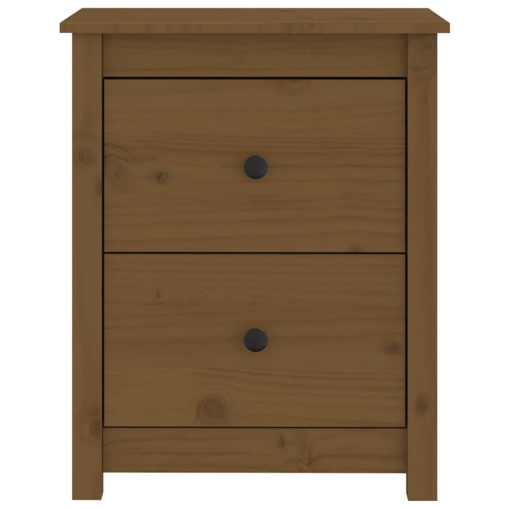 Bedside Cabinets 2 pcs Honey Brown 50x35x61.5 cm Solid Wood Pine