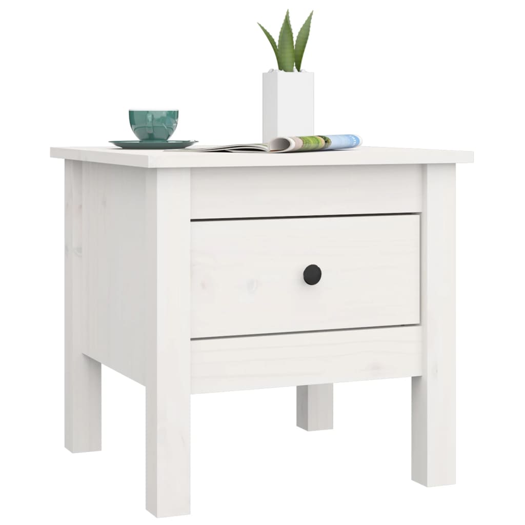 Side Table Solid Wood Pine