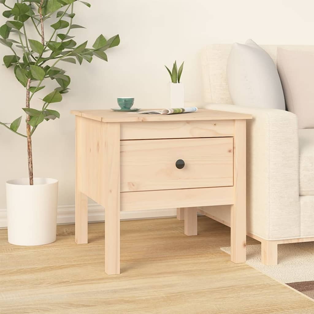 Side Table Solid Wood Pine