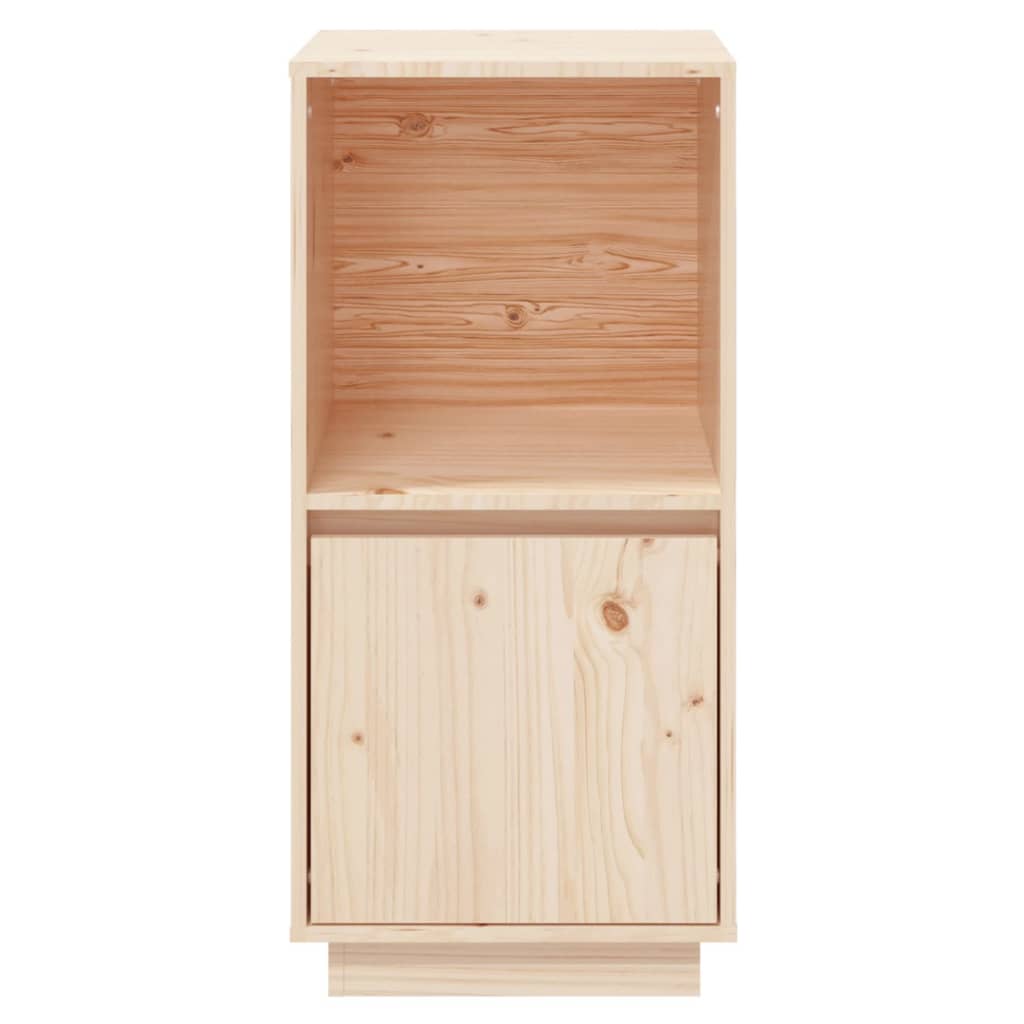 Sideboard 38X35X80 Cm Solid Wood Pine