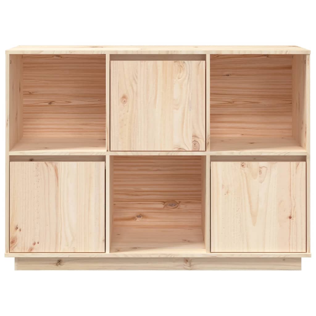 Sideboard 0.5X35X80 Cm Solid Wood Pine