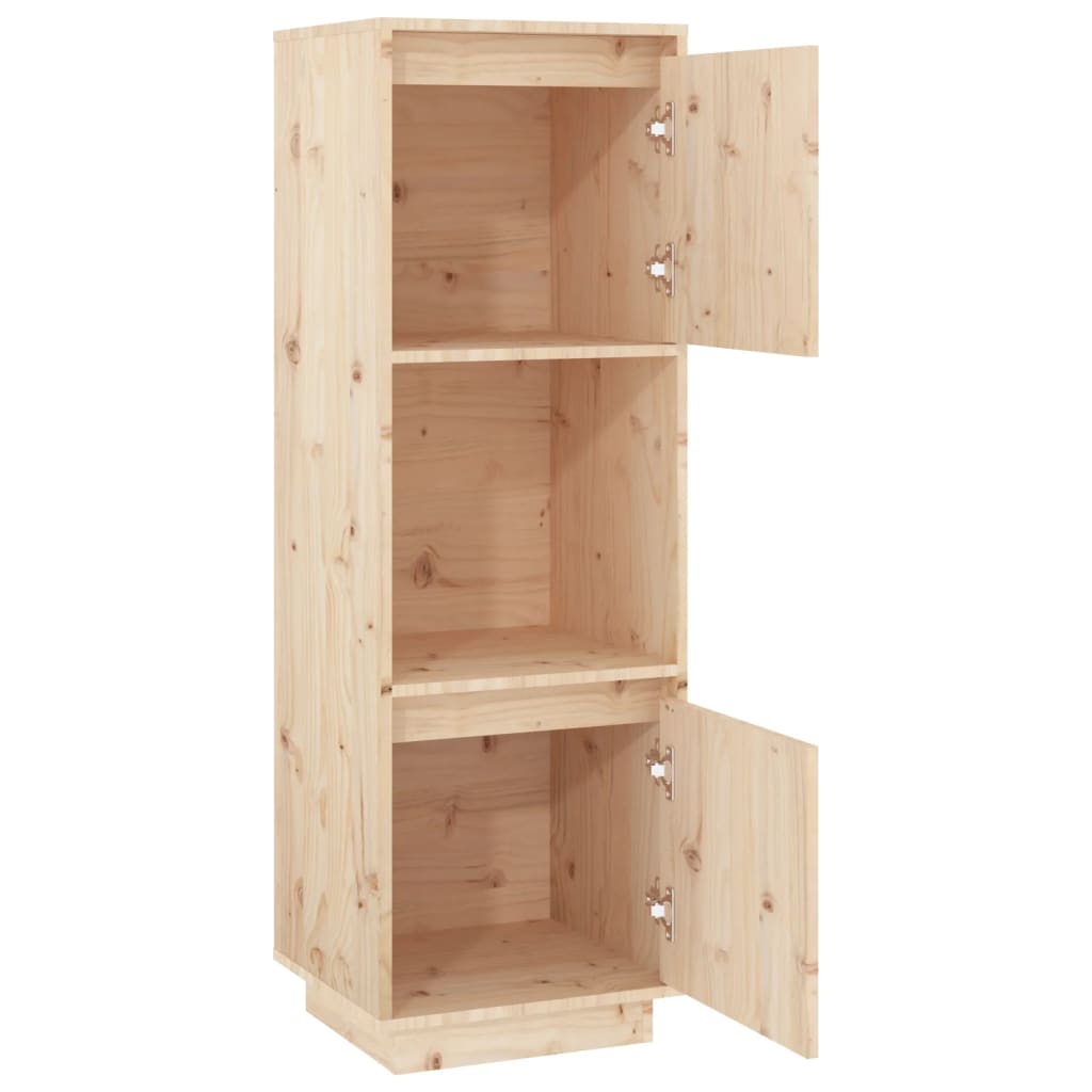 Highboard 38X35X7 Cm Solid Wood Pine