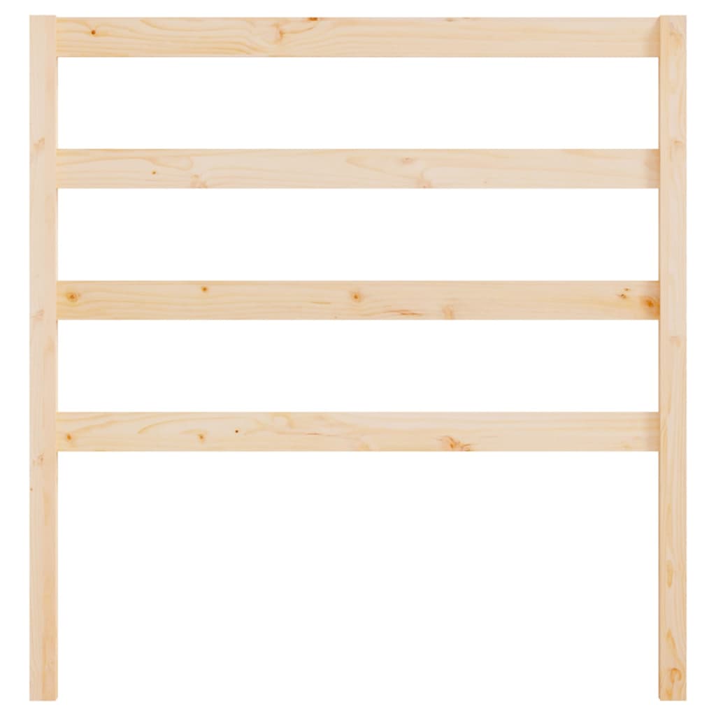 Bed Headboard 96x4x100 cm Solid Wood Pine