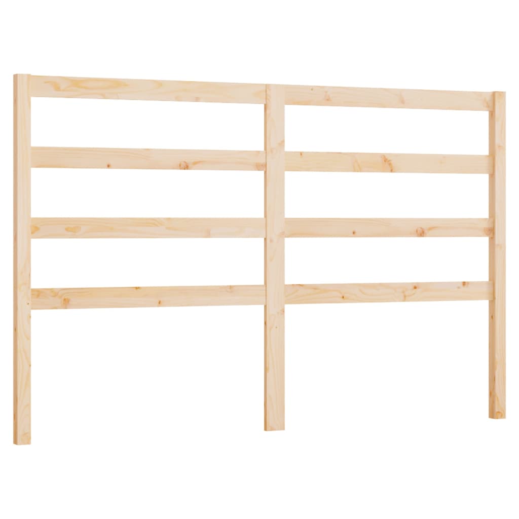 Bed Headboard 141x4x100 cm Solid Wood Pine