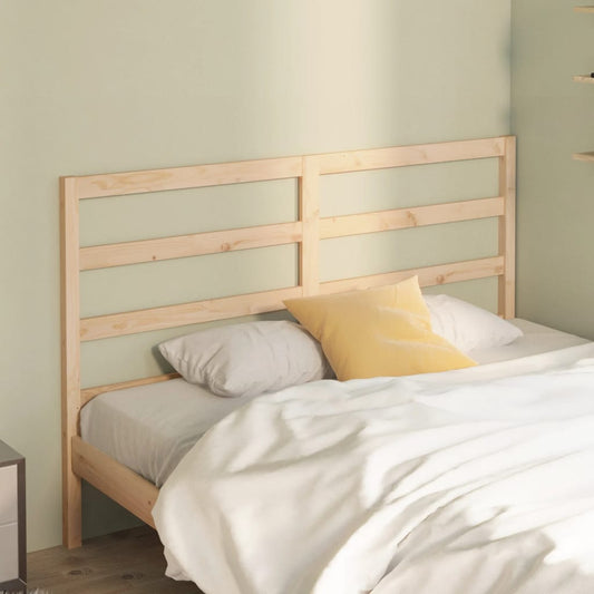 Bed Headboard 141x4x100 cm Solid Wood Pine