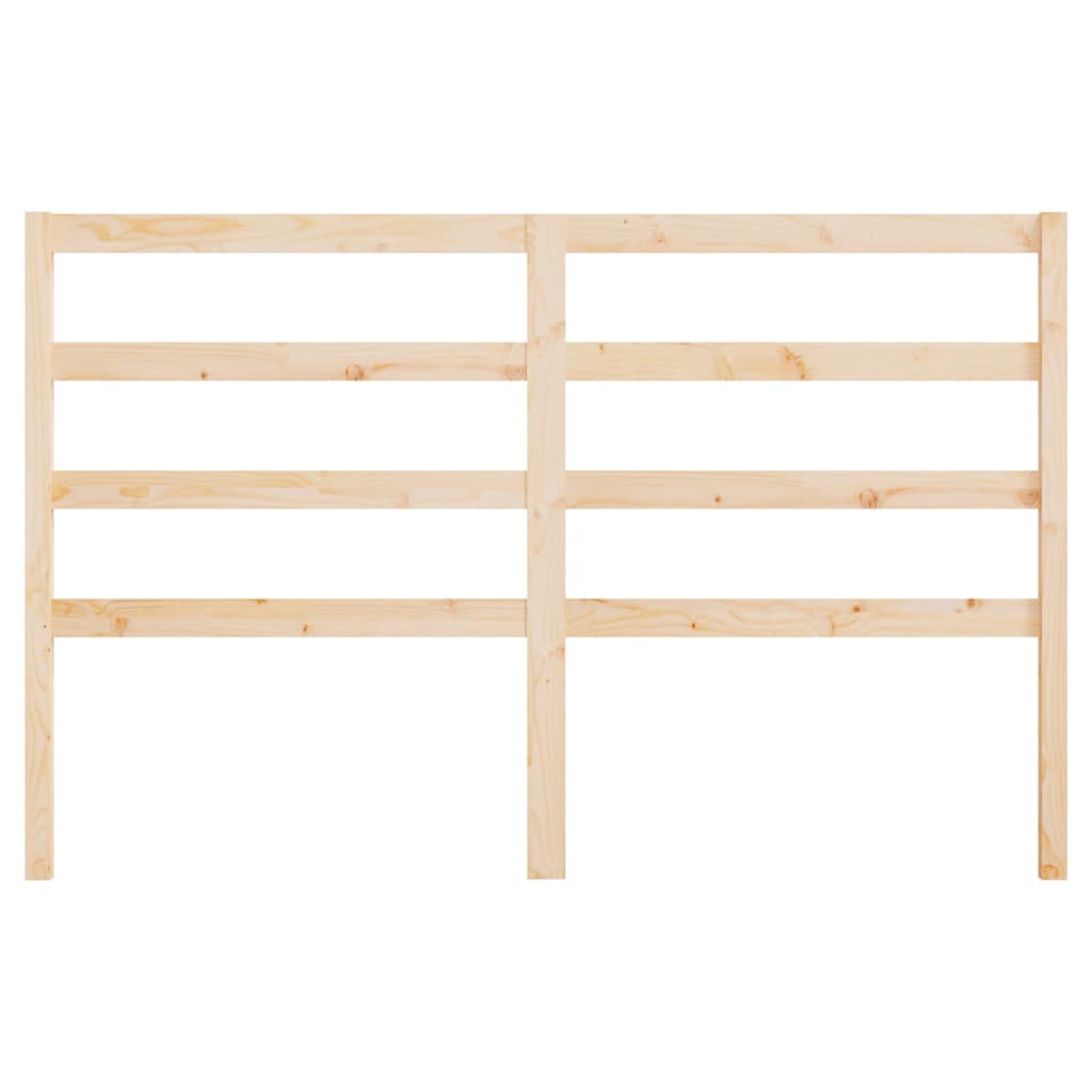 Bed Headboard 156x4x100 cm Solid Wood Pine