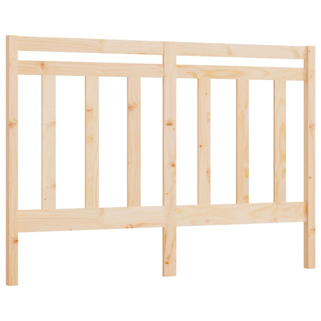 Bed Headboard 141x4x100 cm Solid Wood Pine