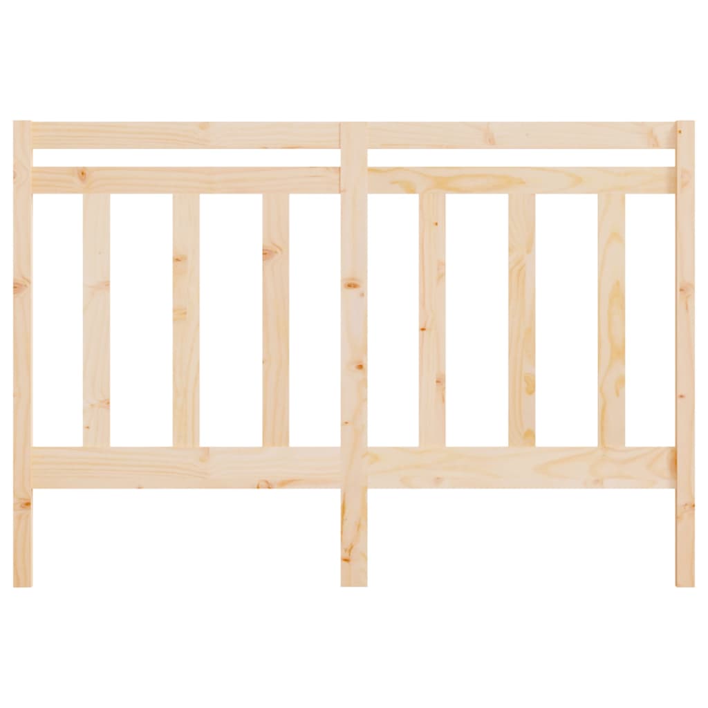 Bed Headboard 141x4x100 cm Solid Wood Pine