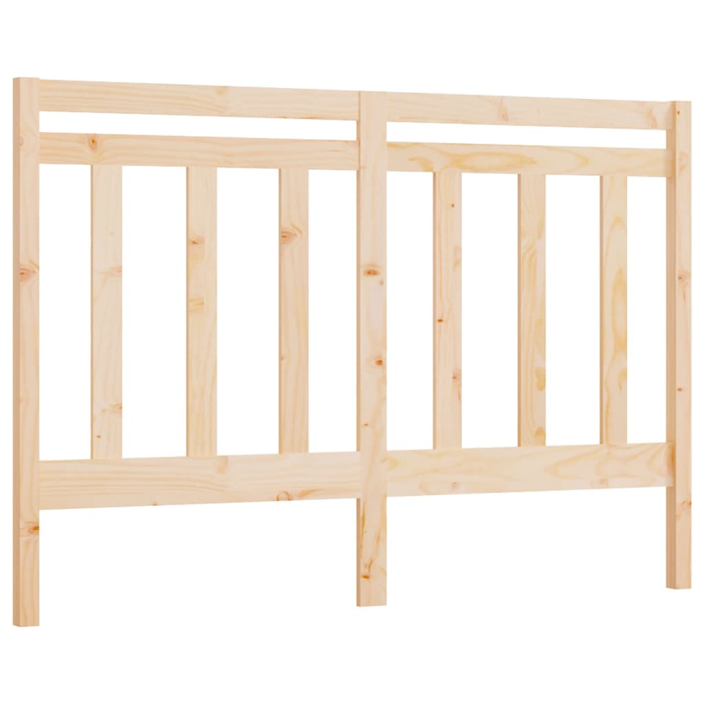 Bed Headboard 156x4x100 cm Solid Wood Pine