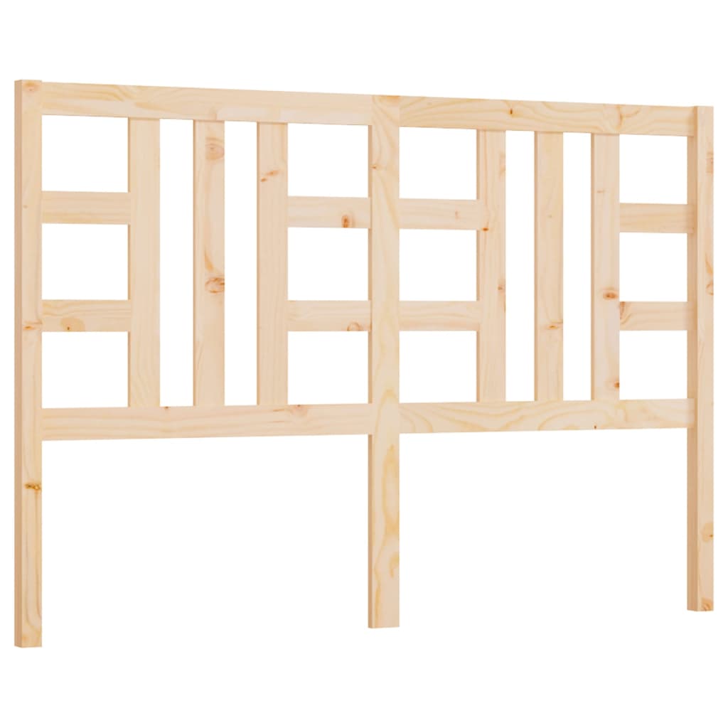 Bed Headboard 141x4x100 cm Solid Wood Pine