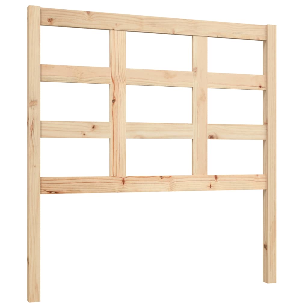 Bed Headboard 95.5x4x100 cm Solid Wood Pine