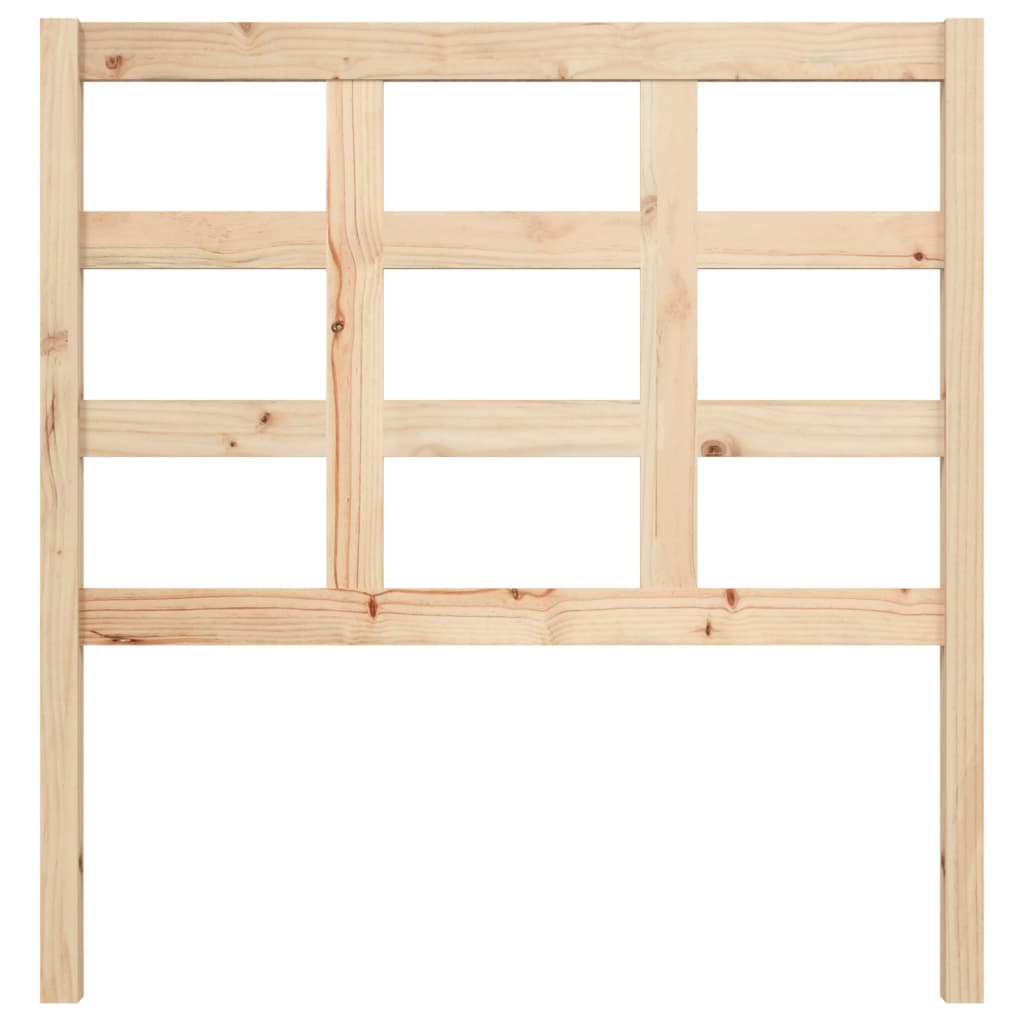 Bed Headboard 95.5x4x100 cm Solid Wood Pine