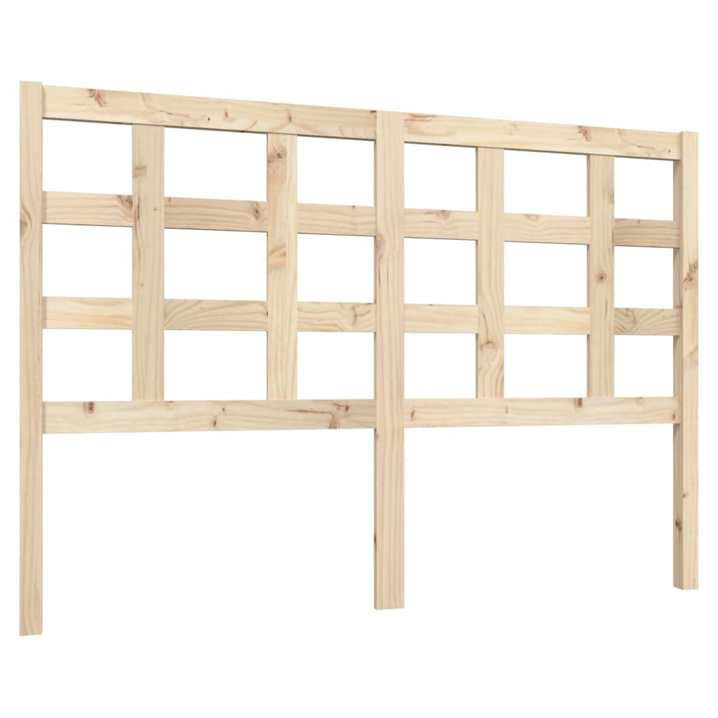 Bed Headboard 140.5x4x100 cm Solid Wood Pine