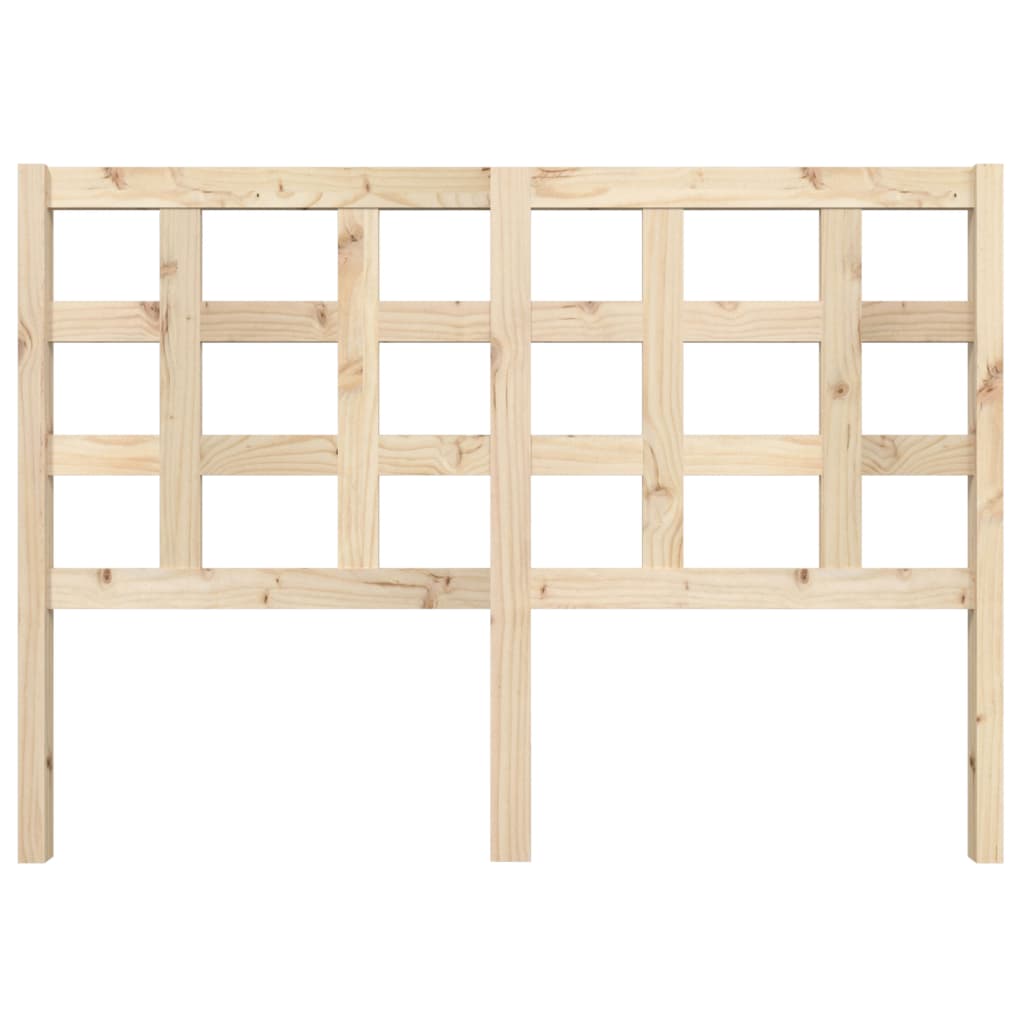 Bed Headboard 140.5x4x100 cm Solid Wood Pine