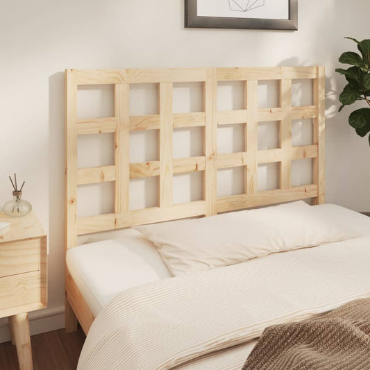 Bed Headboard 140.5x4x100 cm Solid Wood Pine