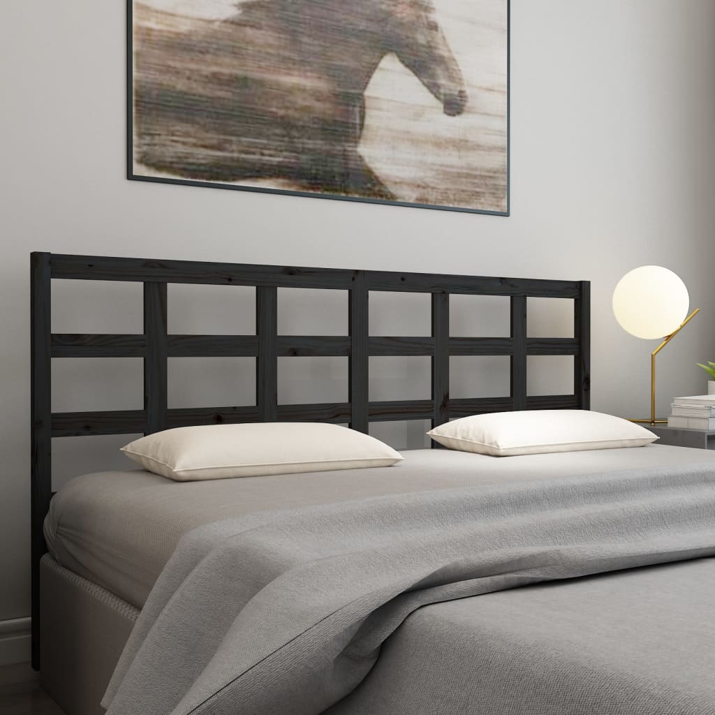 Bed Headboard 95.5X4X00 Cm Solid Wood Pine