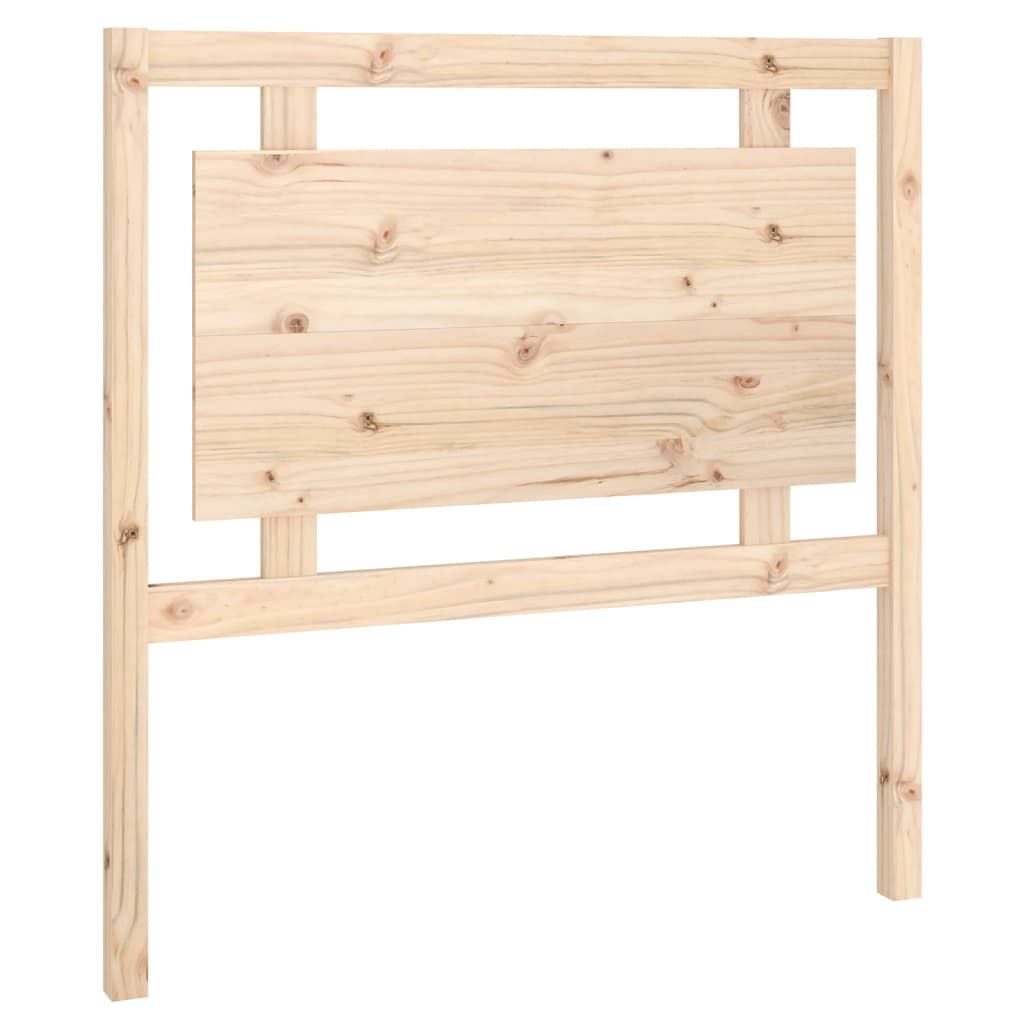 Bed Headboard 95.5X4X100 Cm Solid Wood Pine