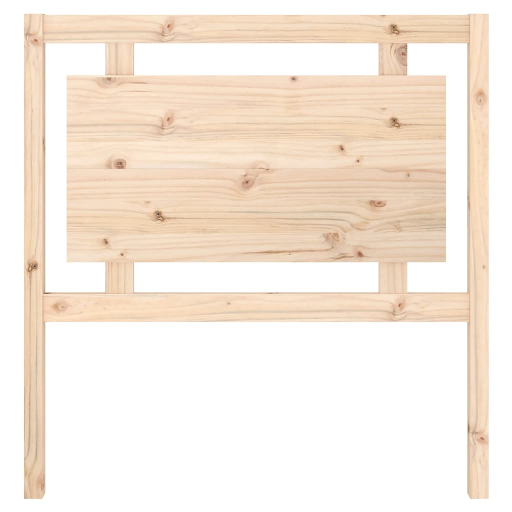 Bed Headboard 95.5X4X100 Cm Solid Wood Pine