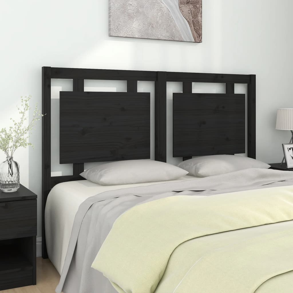 Bed Headboard 95.5X4X100 Cm Solid Wood Pine