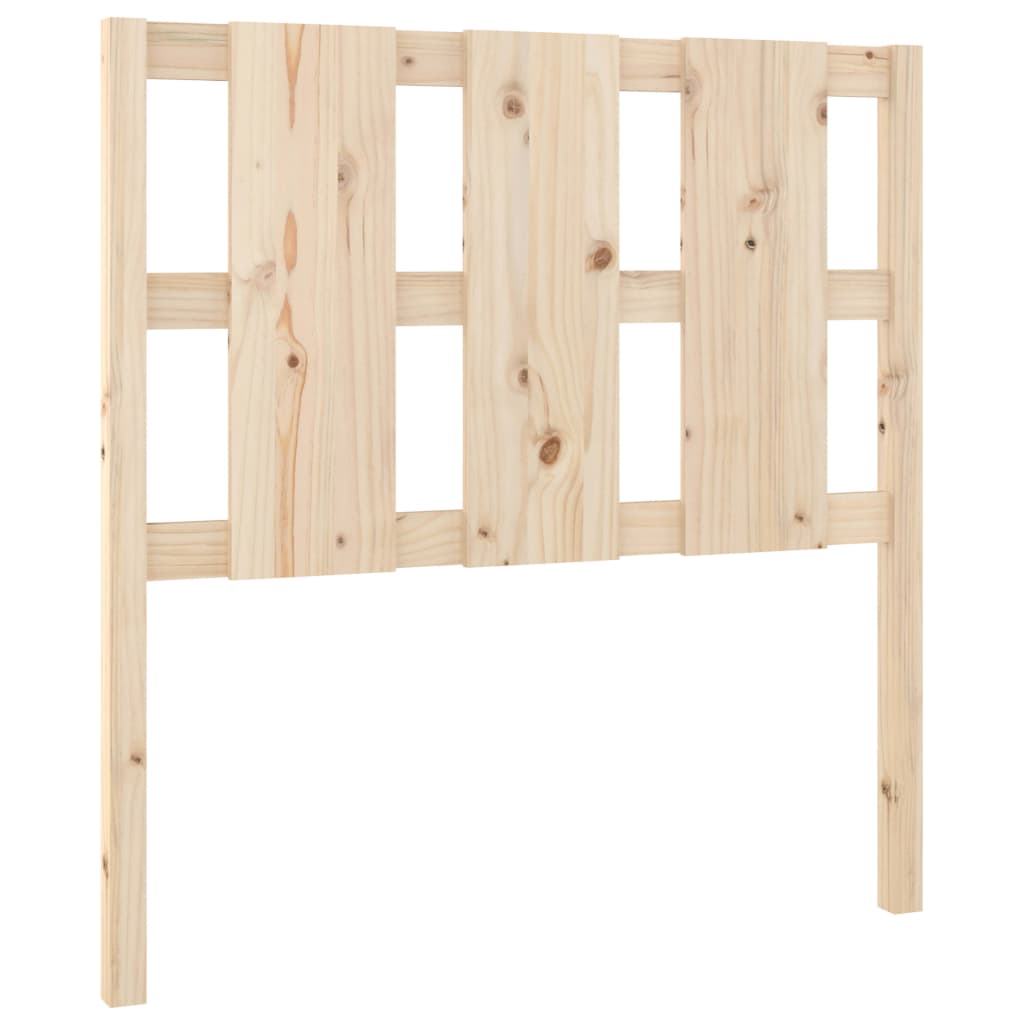 Bed Headboard 95.5X4X00 Cm Solid Wood Pine