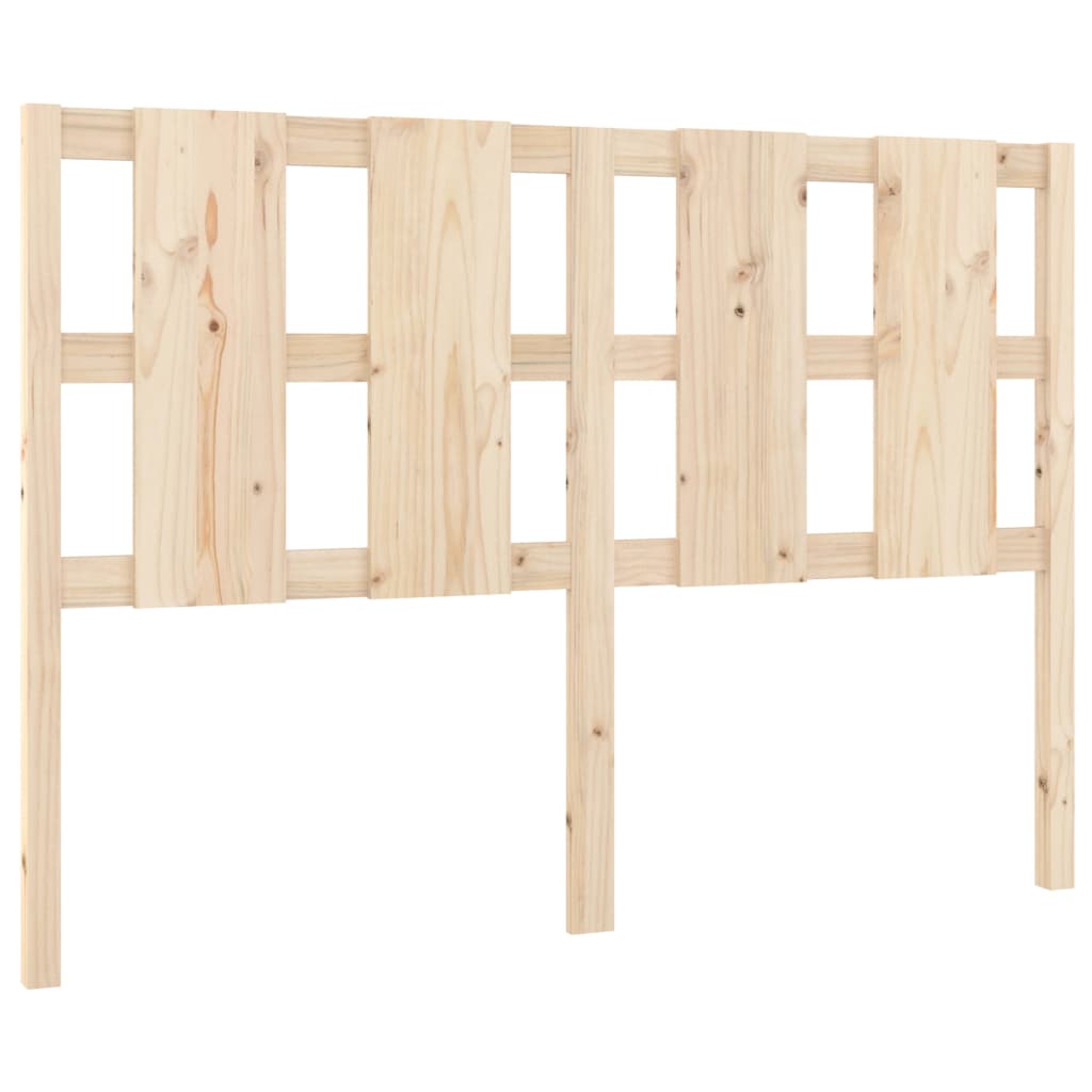 Bed Headboard 140.5x4x100 cm Solid Wood Pine