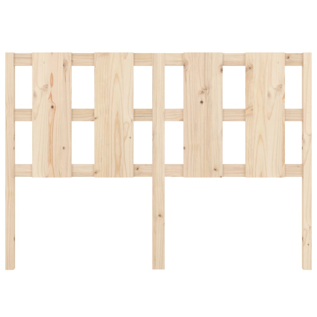 Bed Headboard 140.5x4x100 cm Solid Wood Pine