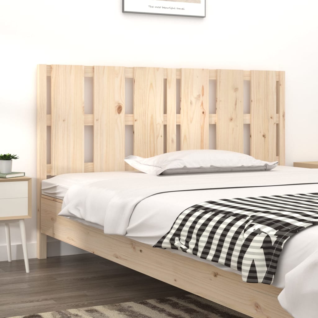 Bed Headboard 95.5X4X00 Cm Solid Wood Pine