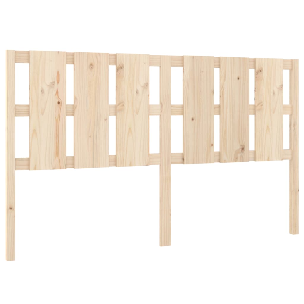 Bed Headboard 185.5x4x100 cm Solid Wood Pine