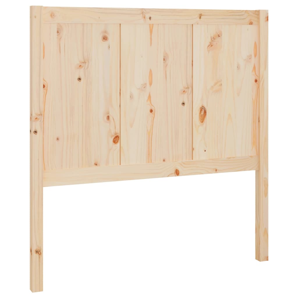 Bed Headboard 95.5X4X100 Cm Solid Pine Wood