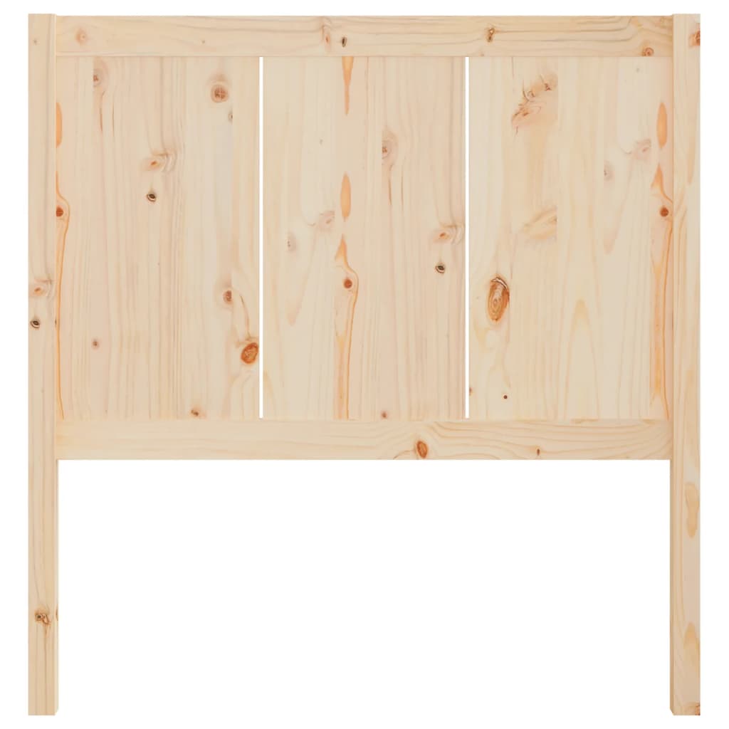 Bed Headboard 95.5X4X100 Cm Solid Pine Wood