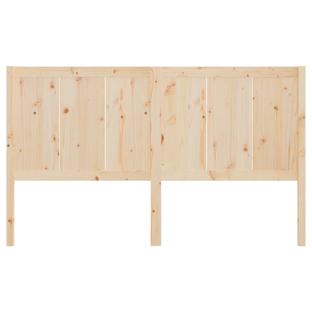 Bed Headboard 140.5x4x100 cm Solid Pine Wood