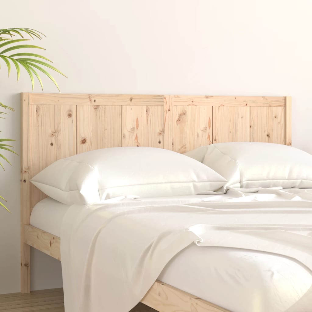 Bed Headboard 155.5 cm Solid Wood Pine