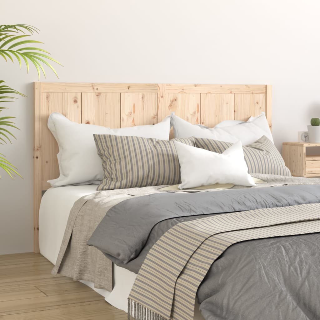 Bed Headboard 95.5X4X100 Cm Solid Pine Wood