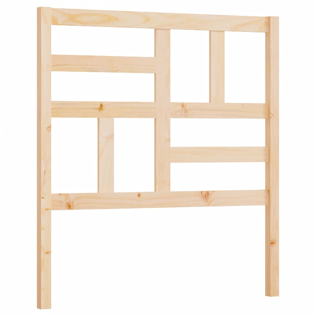 Bed Headboard 96x4x104 cm Solid Wood Pine