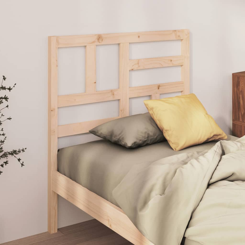 Bed Headboard 96x4x104 cm Solid Wood Pine