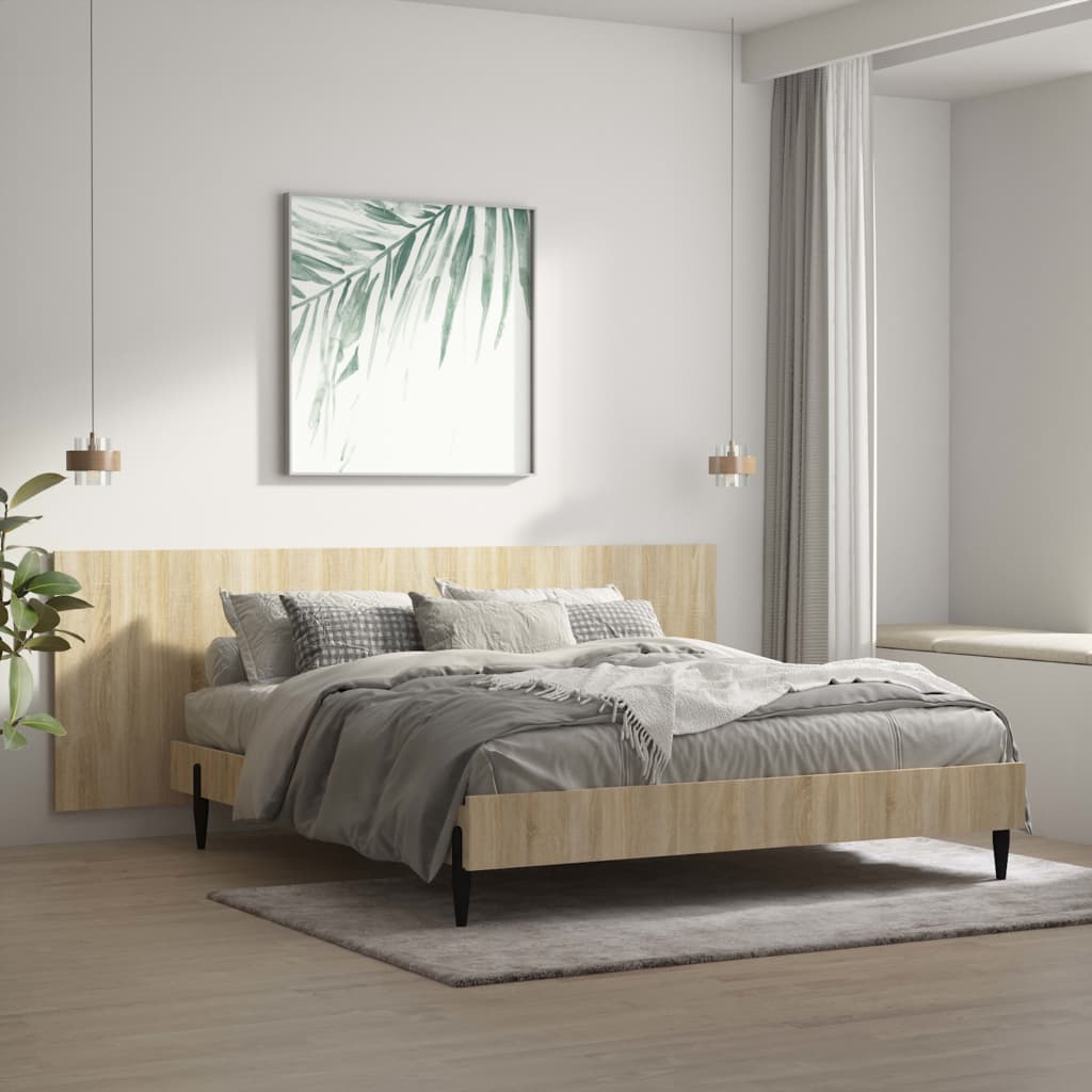 Wall Headboard 240X.5X80 Cm Engineered Wood