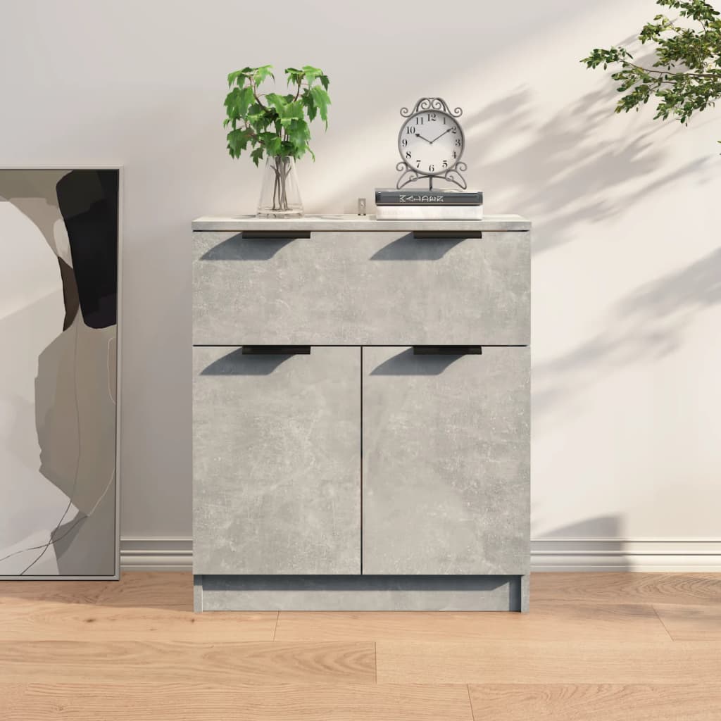 Sideboard Concrete Grey 60X30X70 Cm Engineered Wood