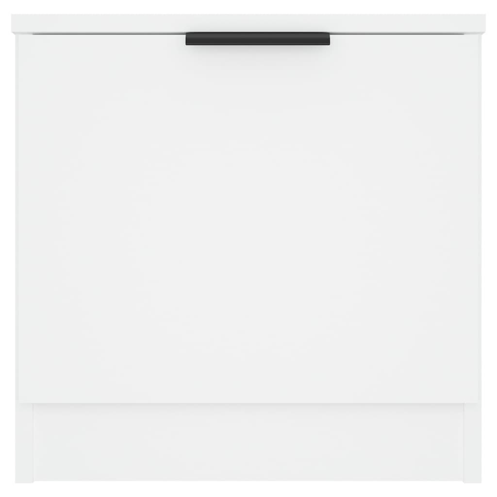 Bedside Cabinet White 40x39x40 cm